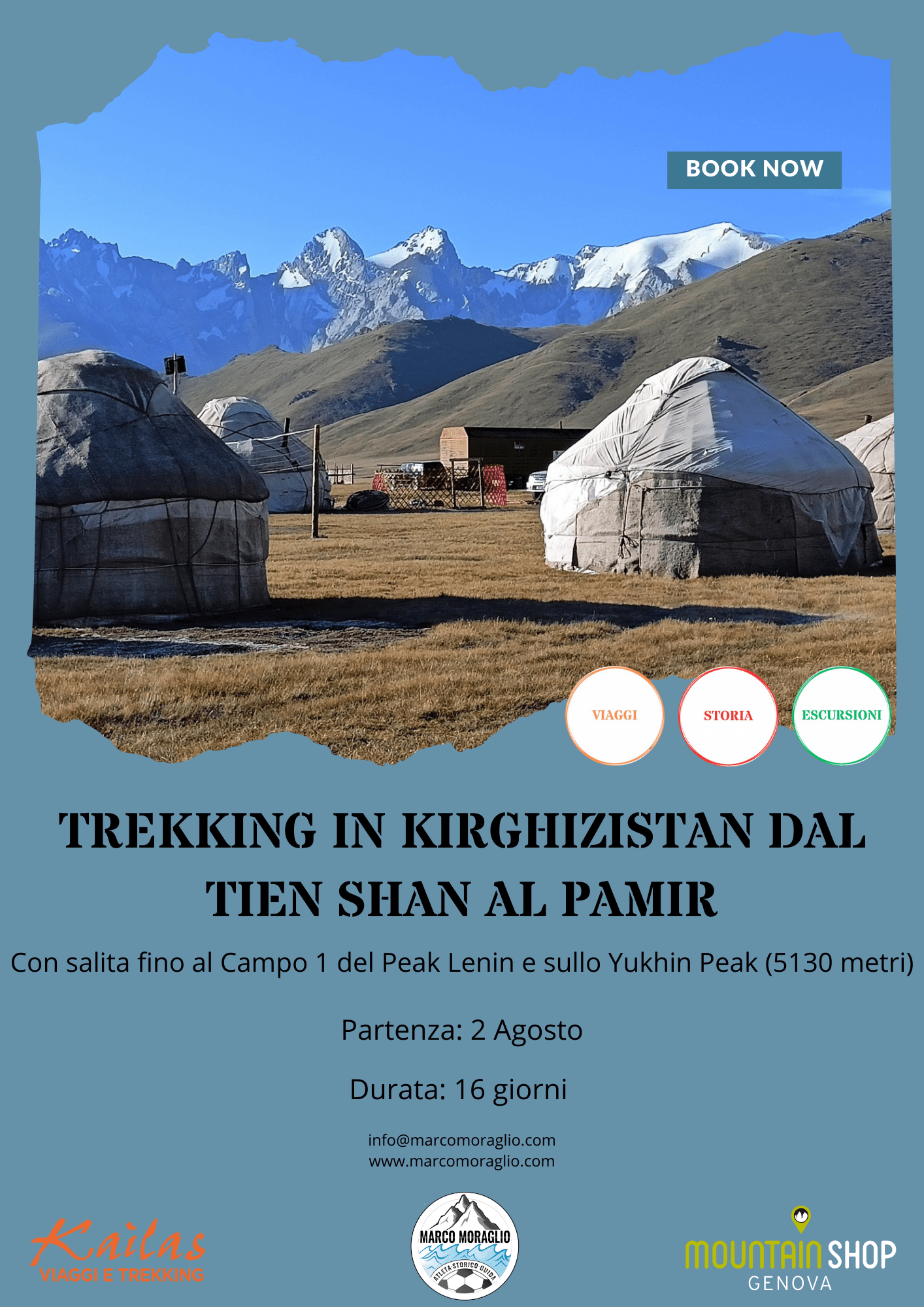 Trekking in Kirghizistan, dal Tien Shan al Pamir